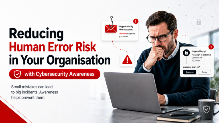 Reducing Human Error Risk in Your Organisation with Cybersecurity Awareness