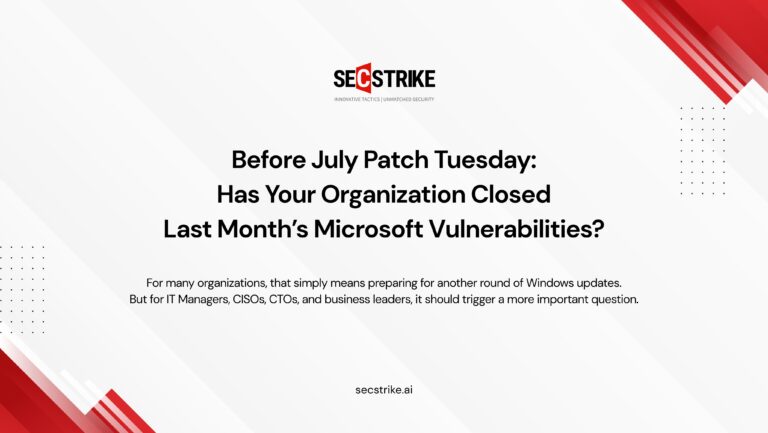 Before July Patch Tuesday
